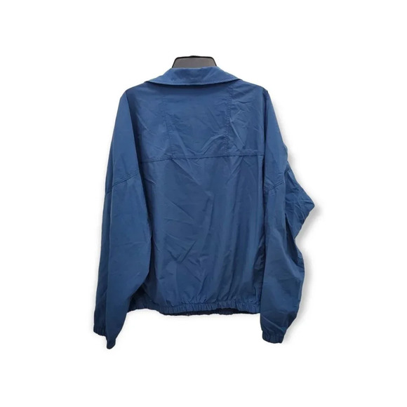 Columbia Men's Vintage Navy Lightweight Zip Front Dolman Windbreaker Size XL - Picture 6 of 6
